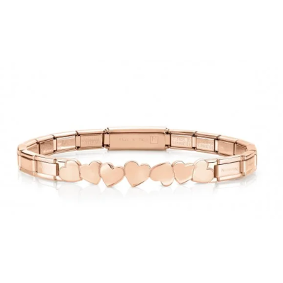 Nomination trendsetter rose gold heart bracelet sales