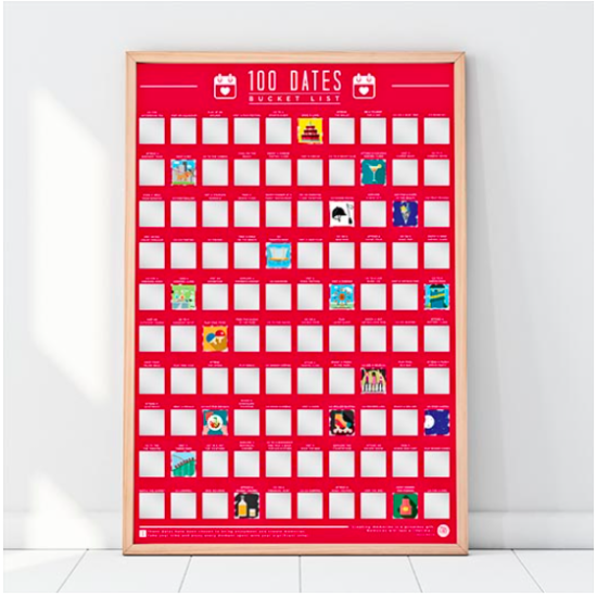 100 DATES TO GO ON BUCKET LIST