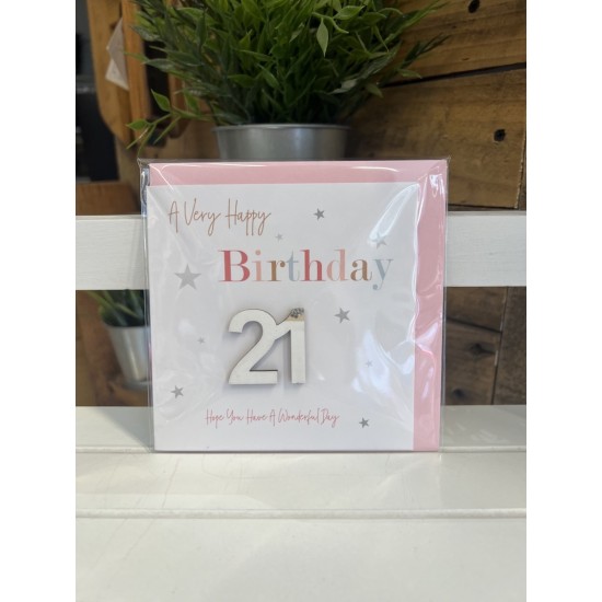 21st Birthday Card 
