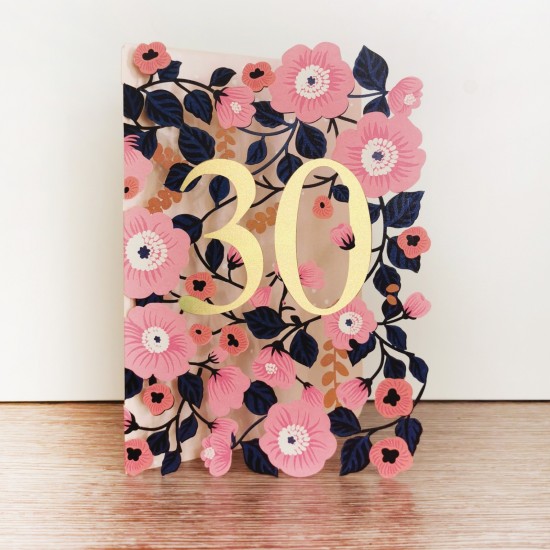 30 Flower Card 