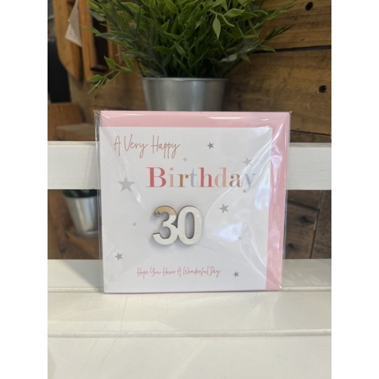 30th Birthday Card 