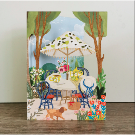 3D Pop Up Garden Greeting Card