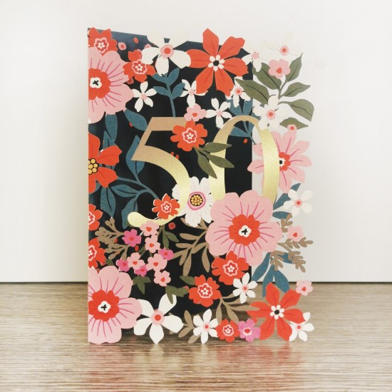 50 Flower Card 