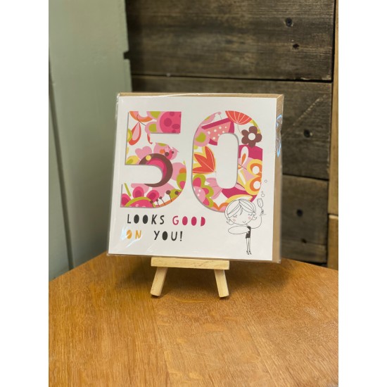 50th Birthday Greeting Card