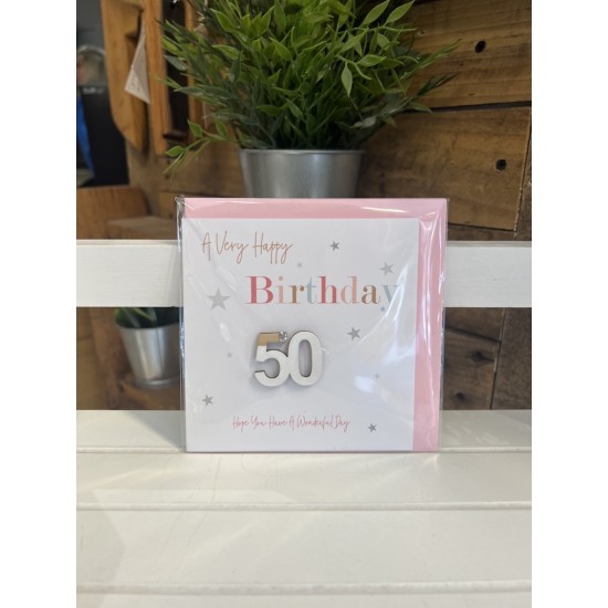 50th Birthday Card 