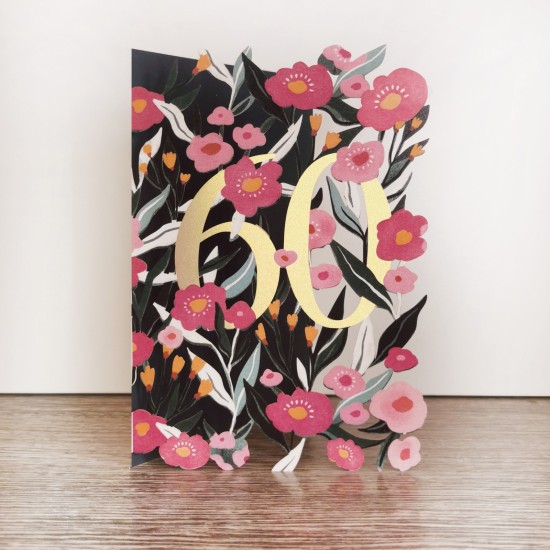 60 Flower Card 