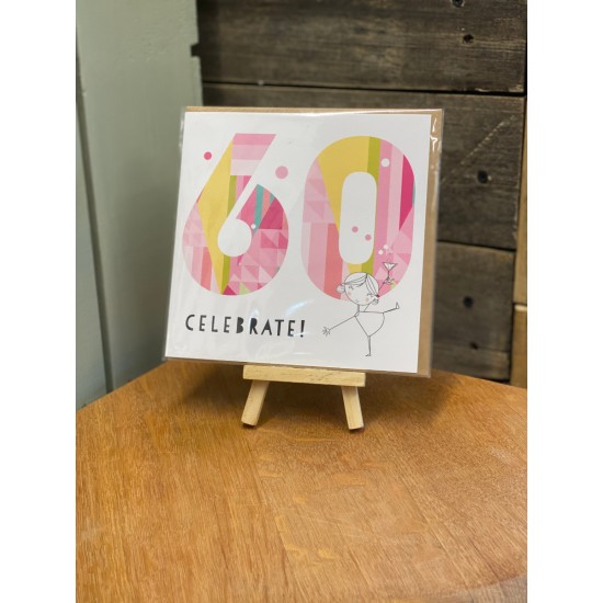 60th Birthday Greeting Card