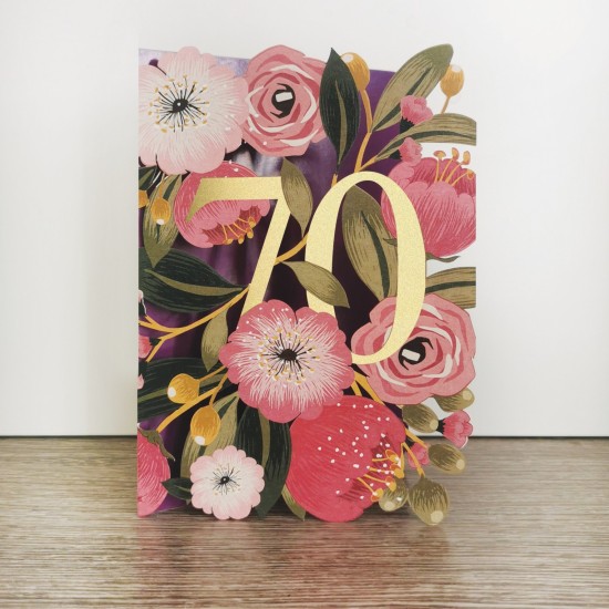 70 Flower Card 