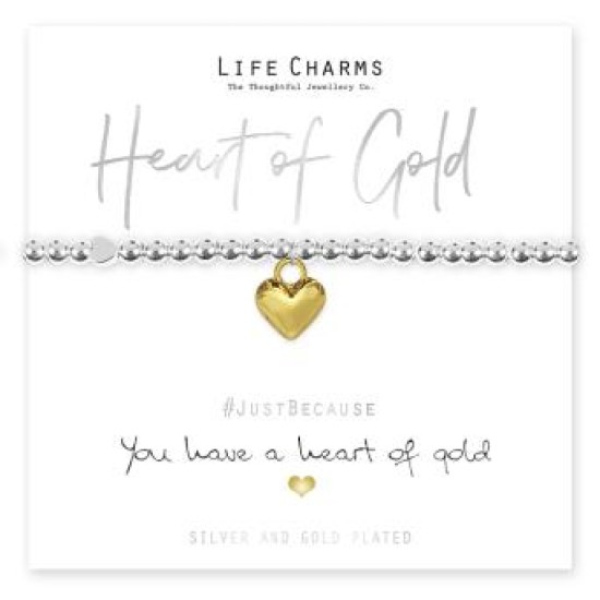 A Heart of Gold Bracelet
