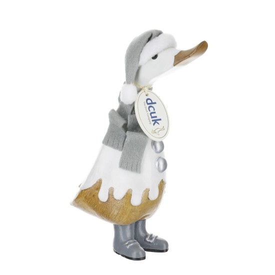 Alpine Christmas Duckling - Snowman