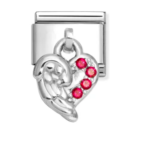 Angel Red Wings Pendant Link 