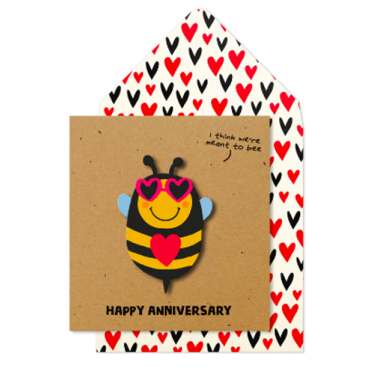 Anniversary Bee Card
