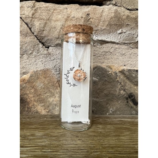 August Birthflower Necklace 