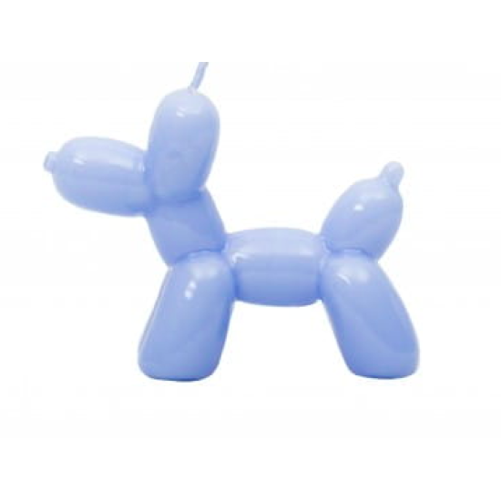 Balloon Dog Candle - Light Blue 