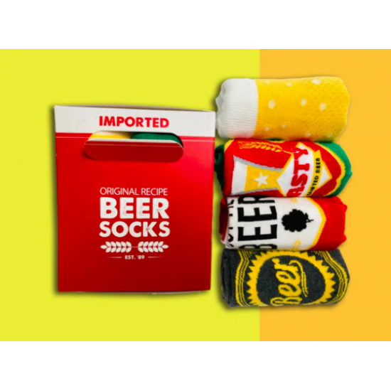 Beer Socks - 4 Pairs