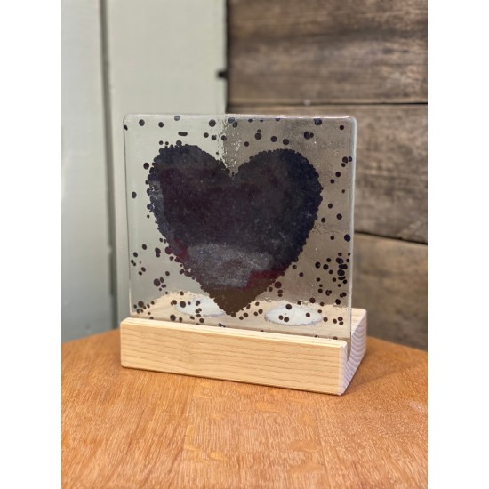 Black Heart Tea-Light Holder