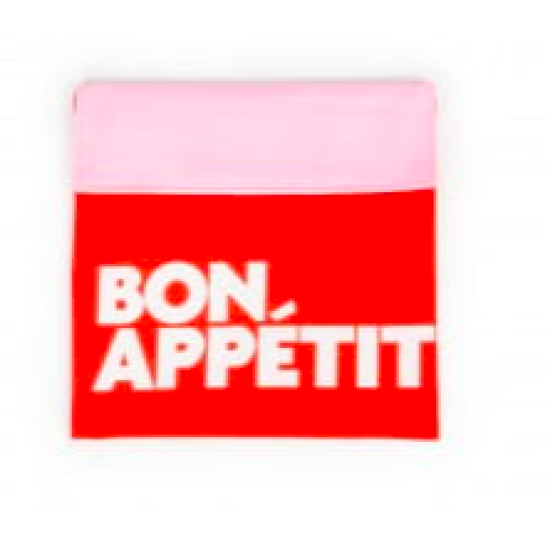 Bon Appetit Waterproof Snack Bag - Red 