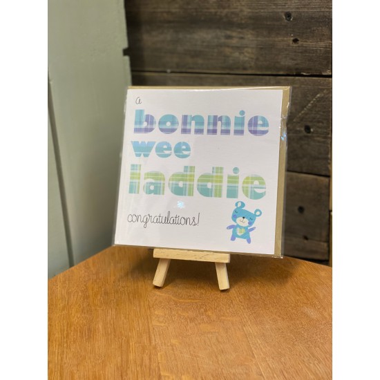 Bonnie Wee Laddie Greeting Card