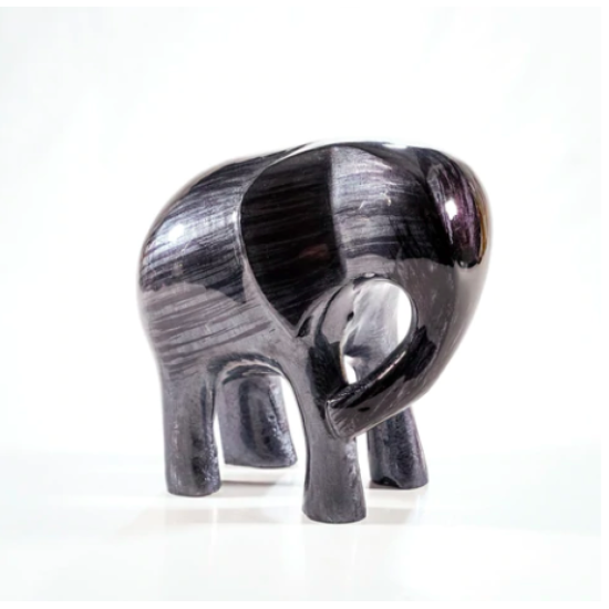 Brushed Black Elephant Large