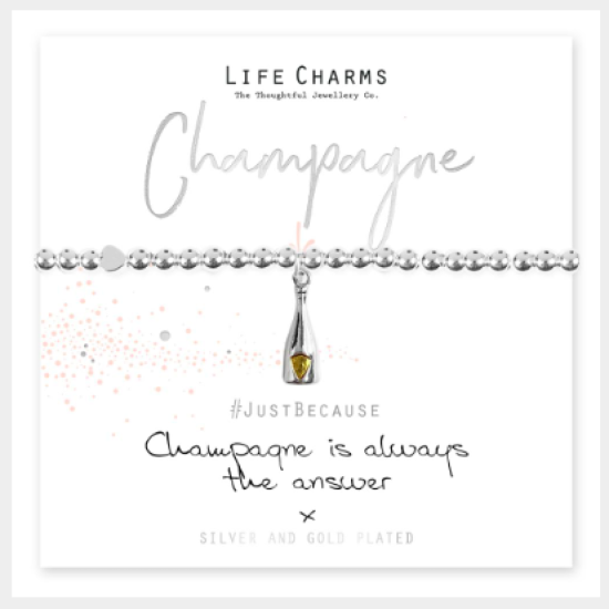 Champagne is Always The Answer Bracelet