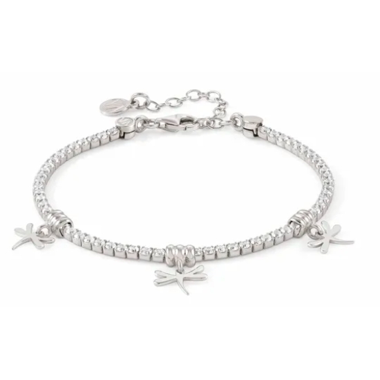 Chic & Charm Silver Bracelet with Dragonfly