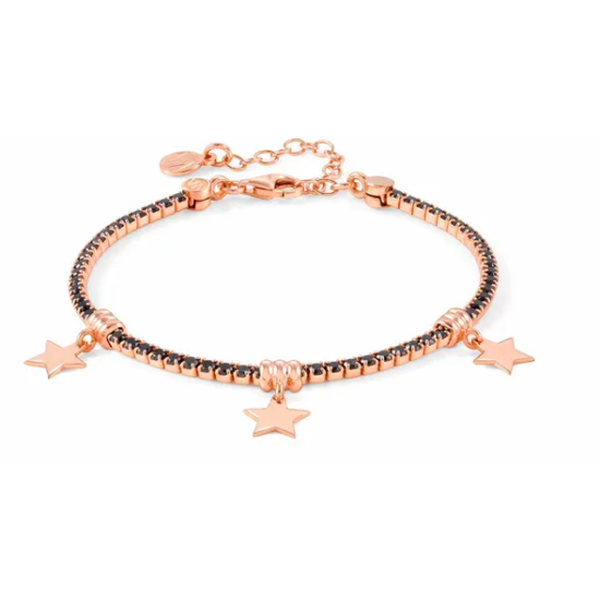 Chic & Charm Rose Gold Bracelet with Stars 