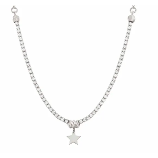 Chic & Charm Silver Necklace with Star