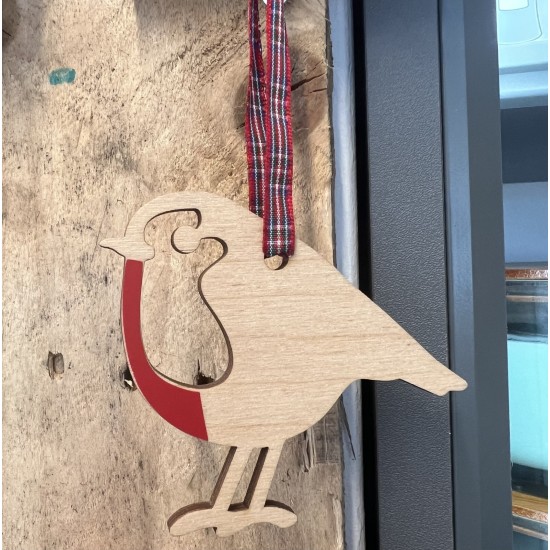 Christmas Hanging Robin