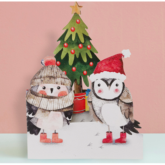 Christmas Owls 