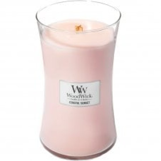  Coastal Sunset Large Hourglass Candle