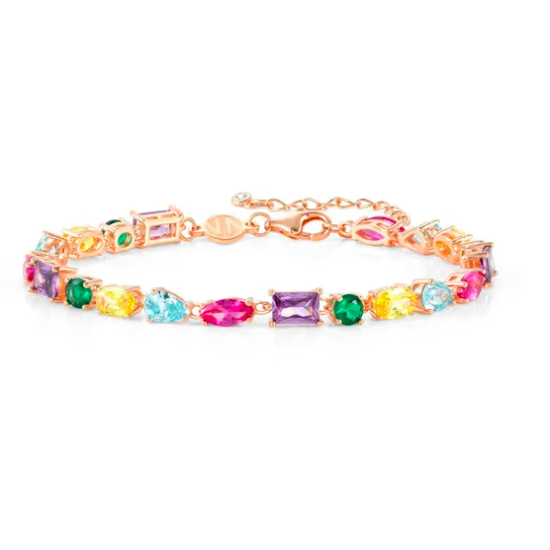 Colour Wave Bracelet Coloured Stones