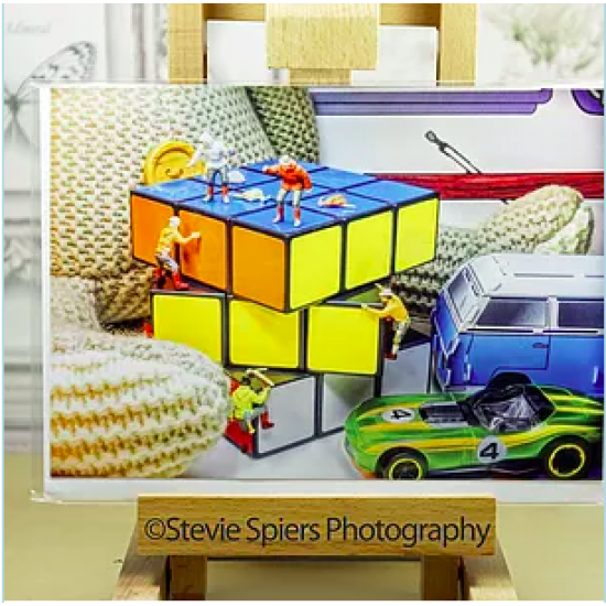 Conquering the cube - Greetings Card
