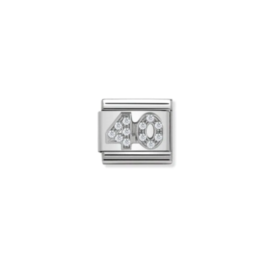 Cubic Zirconia 40 Link