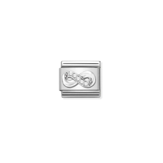 Cubic Zirconia Infinity Link