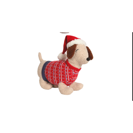 Dachshund Doorstop Red 