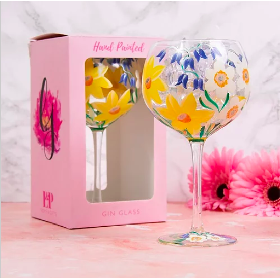 Daffodils Gin Glass
