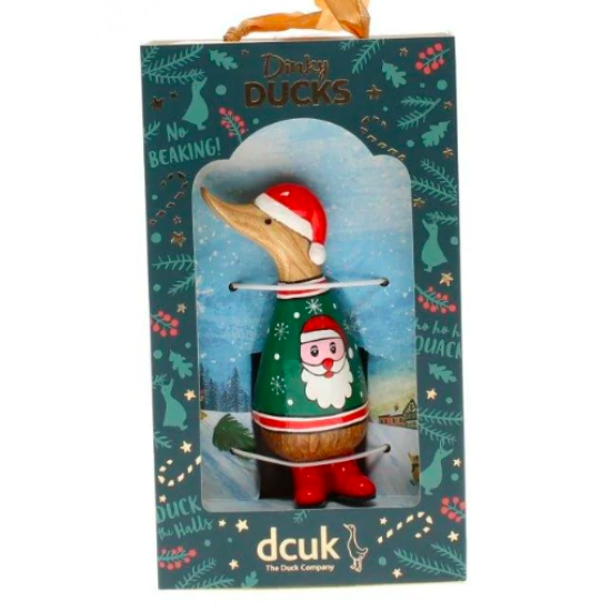 Dinky Duck with Santa Jumper