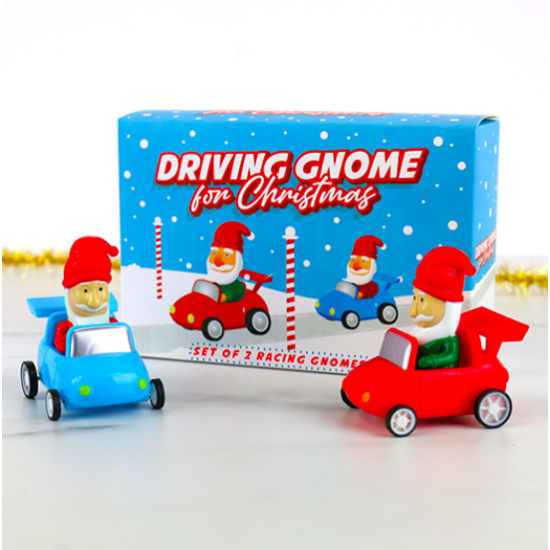 Driving Gnome for Christmas - Wind Up Toys