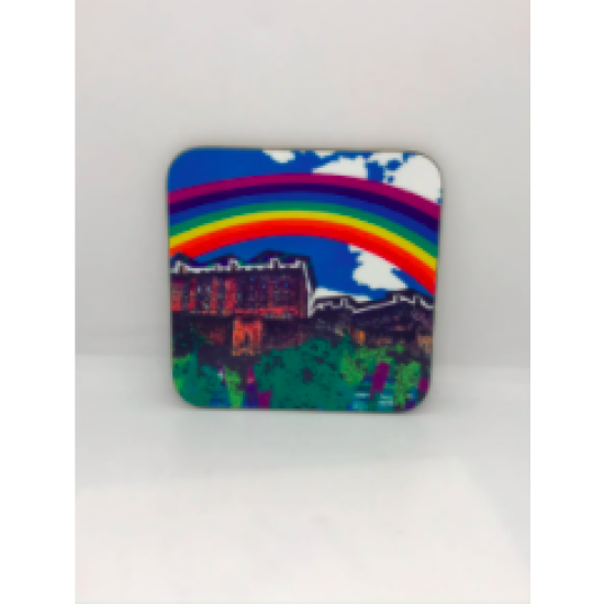 Edinburgh Castle Rainbow Coaster