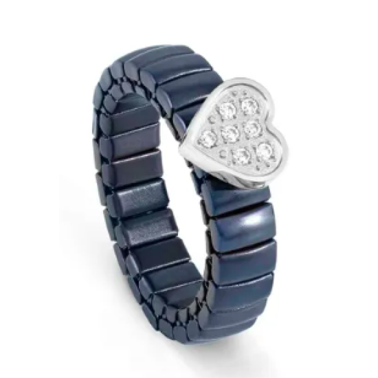 Extension Blue Heart Ring 
