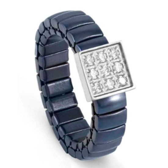 Extension Blue Square Ring 