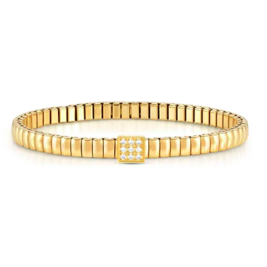 Extension Gold Square Bracelet