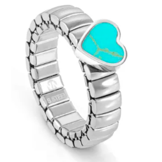 Extension Turquoise Heart Ring 