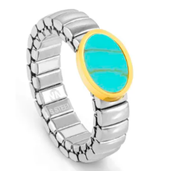 Extension Turquoise Oval Ring 