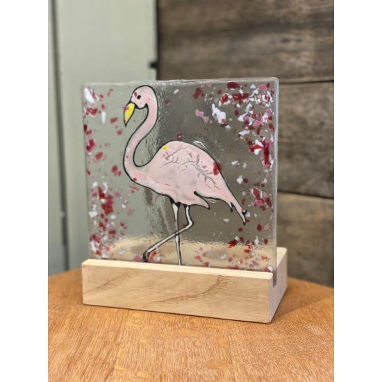 Flamingo Tea Light Holder