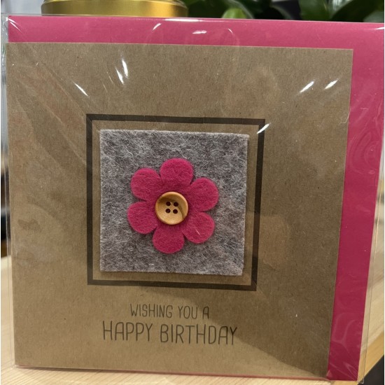 Flower Birthday Card 