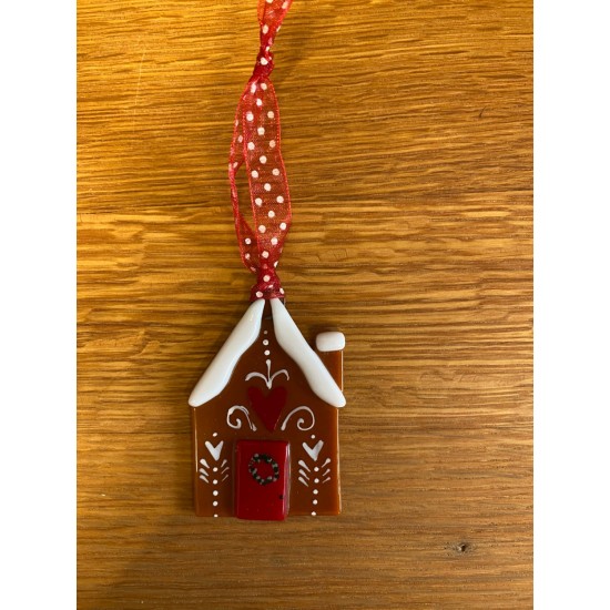 Gingerbread House Single Hanging 