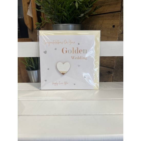 Golden Wedding Card 
