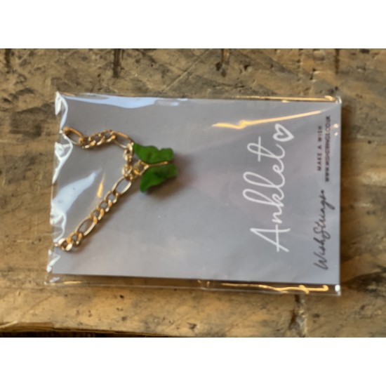 GREEN BUTTERFLY - Anklet 