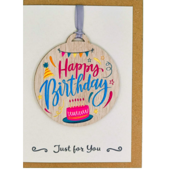  Happy Birthday Card with Gift 